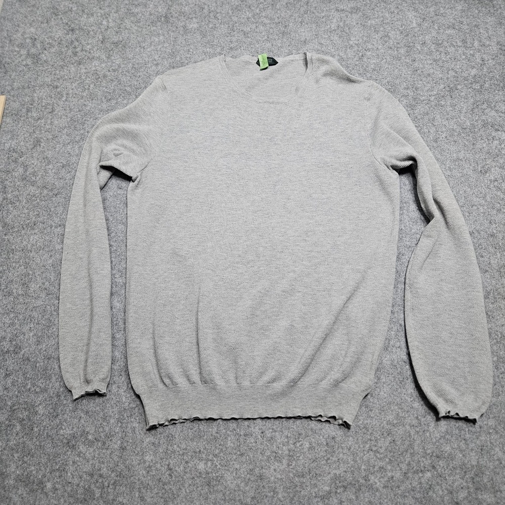 ZANONE Cotton‎ Crewneck Gray Men's Italy Sweater Sz 54